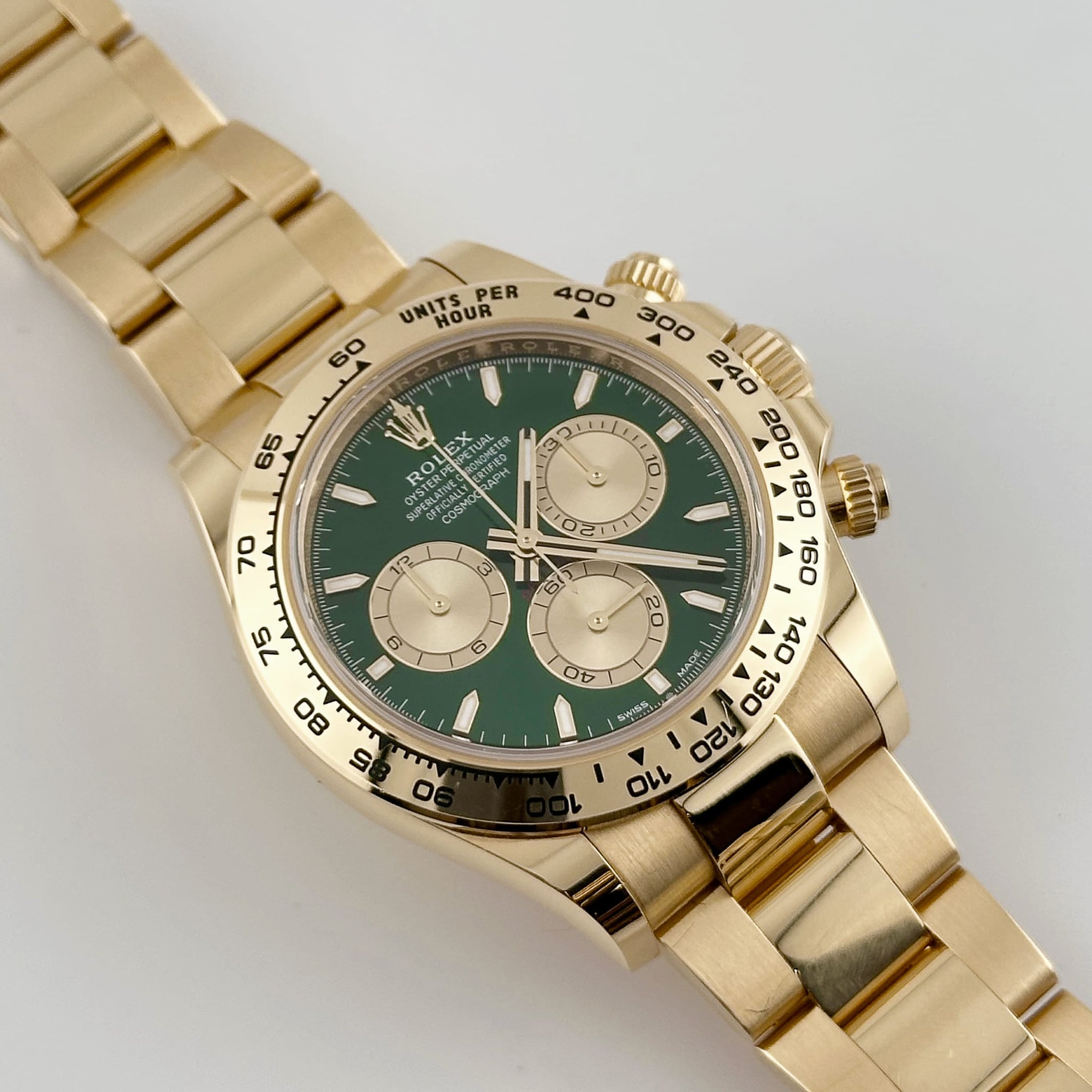 Daytona Yellow Gold - Green Dial