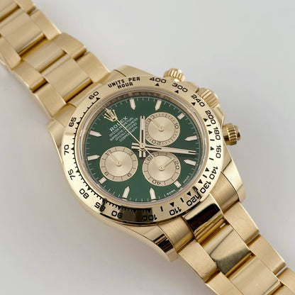 Daytona Yellow Gold - Green Dial