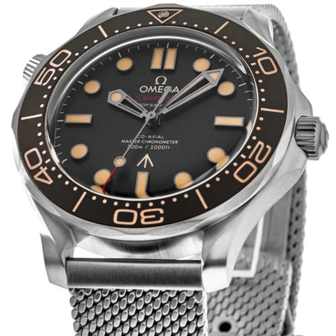 Seamaster 007 - Black Steel Mesh