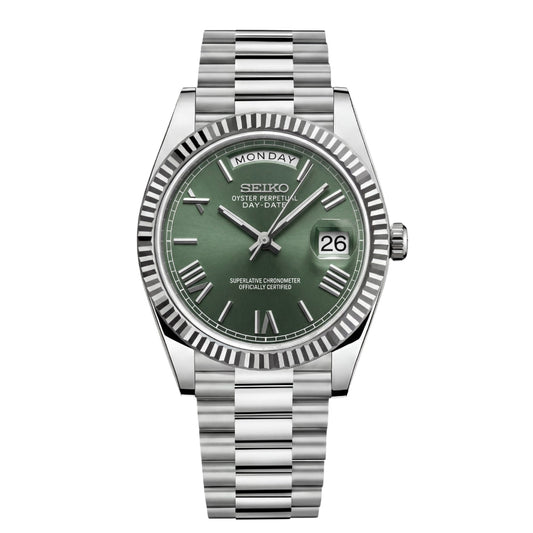 Mod | Day-Date Mint Green Roman