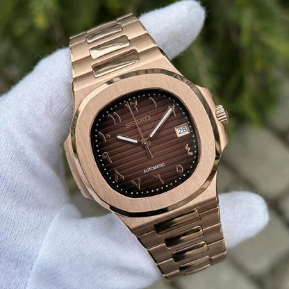 Mod | Nautilus Rose Gold Chocolate Arabic