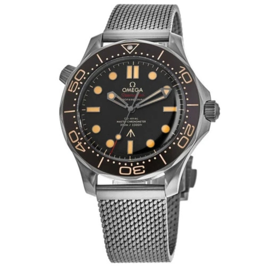 Seamaster 007 - Black Steel Mesh