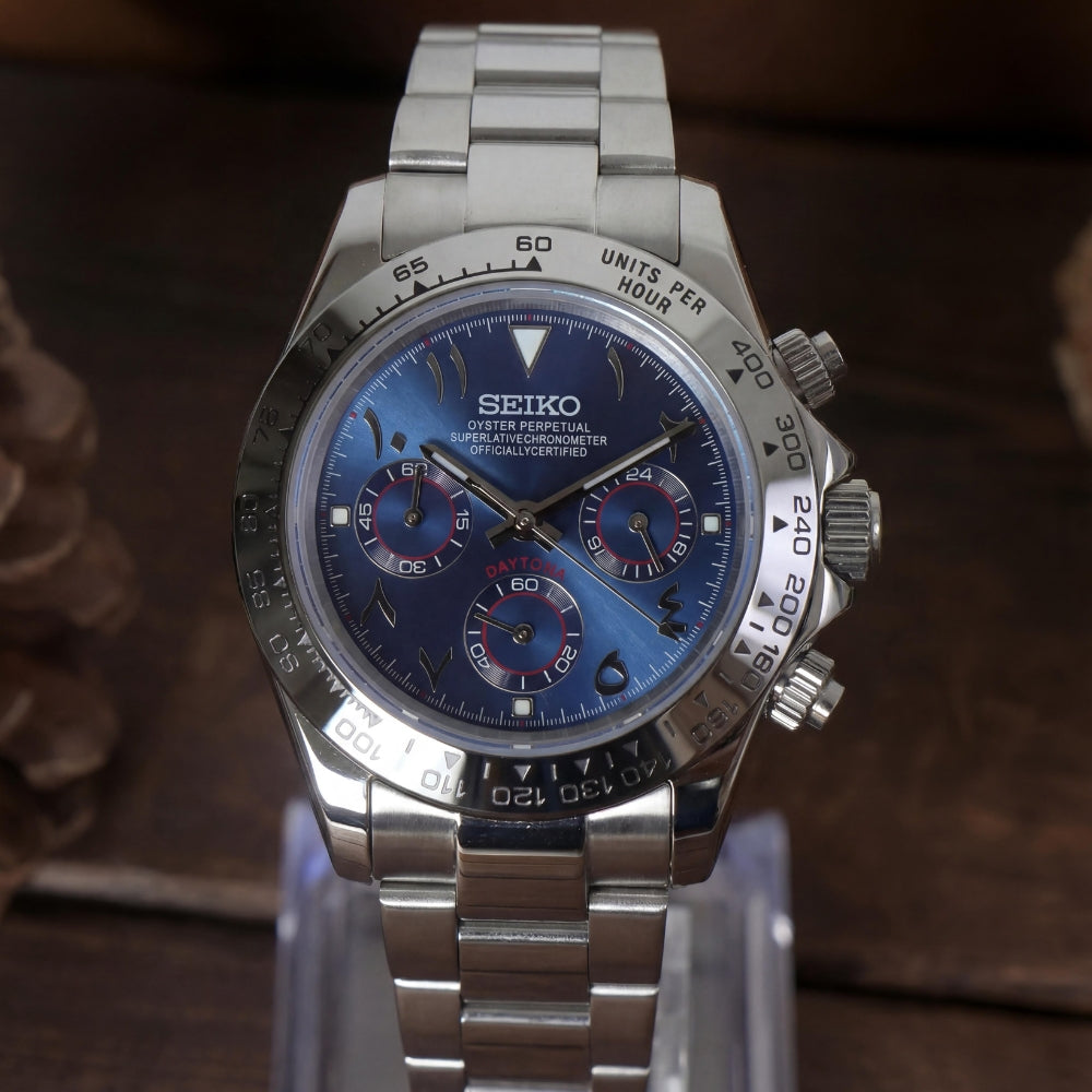 Mod | Daytona Silver - Blue Arabic