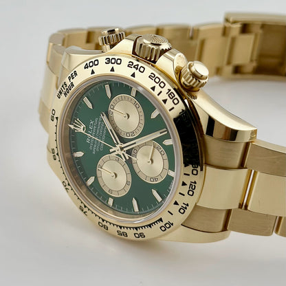 Daytona Yellow Gold - Green Dial
