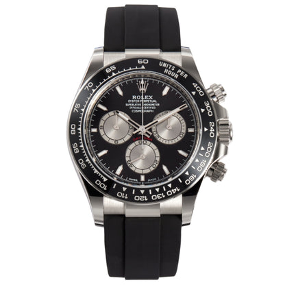 Daytona White Gold - Black Dial Oysterflex