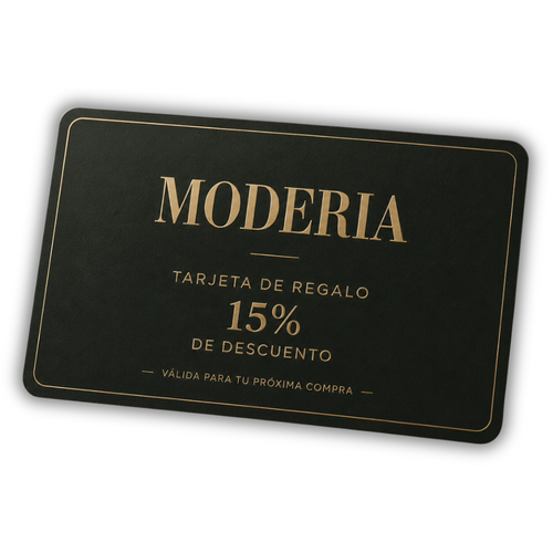 Tarjeta de regalo del 15% para tu próxima compra