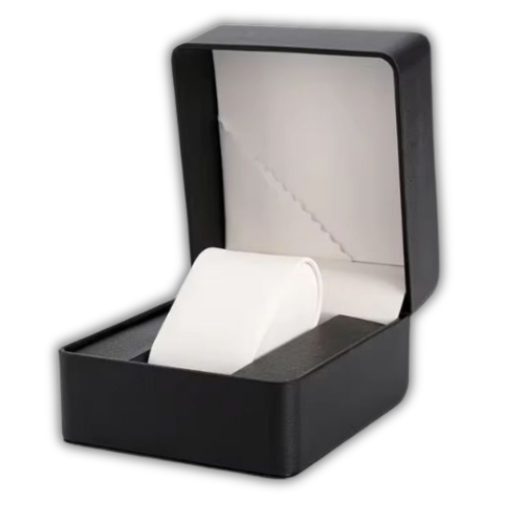 Caja de piel