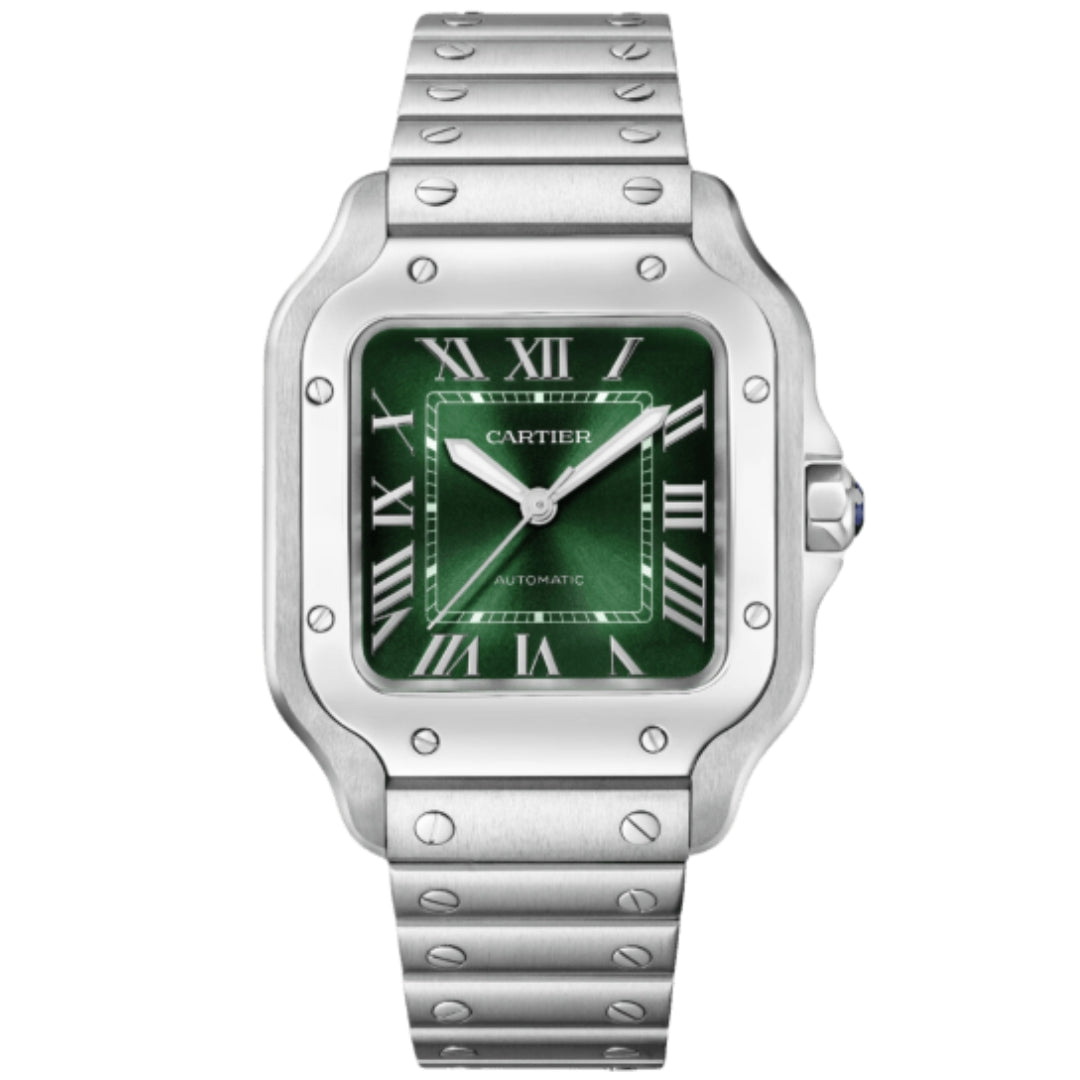 Steel - Green Dial