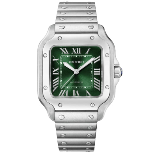 Steel - Green Dial