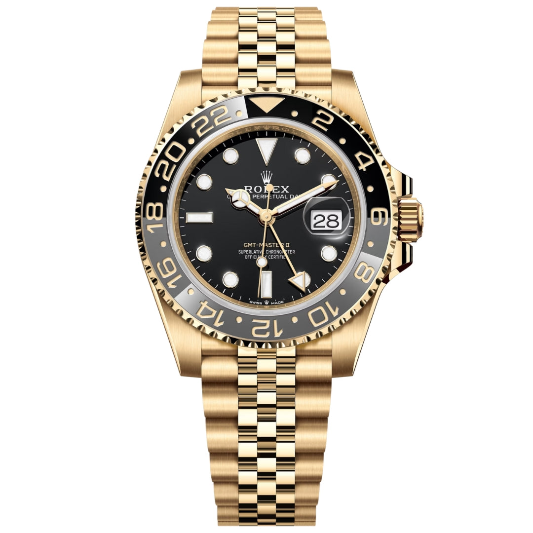 GMT Master II - Yellow Gold Black Dial