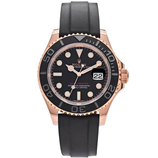 Yacht-Master - Rose Gold Oysterflex