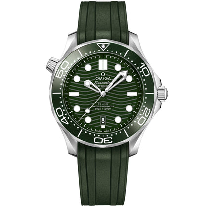 Seamaster Diver - Green Dial Rubber Strap