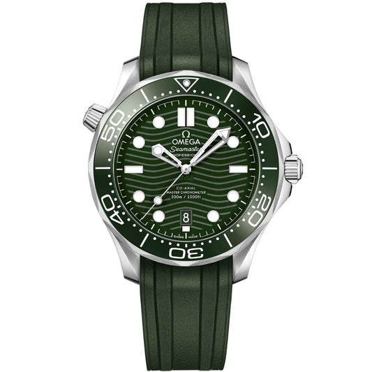 Seamaster Diver - Green Dial Rubber Strap