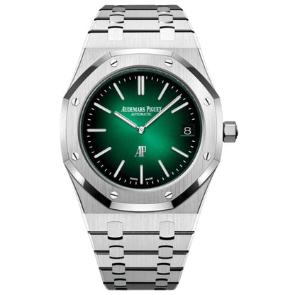Oak Steel - Green Dial