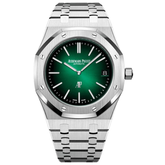 Oak Steel - Green Dial