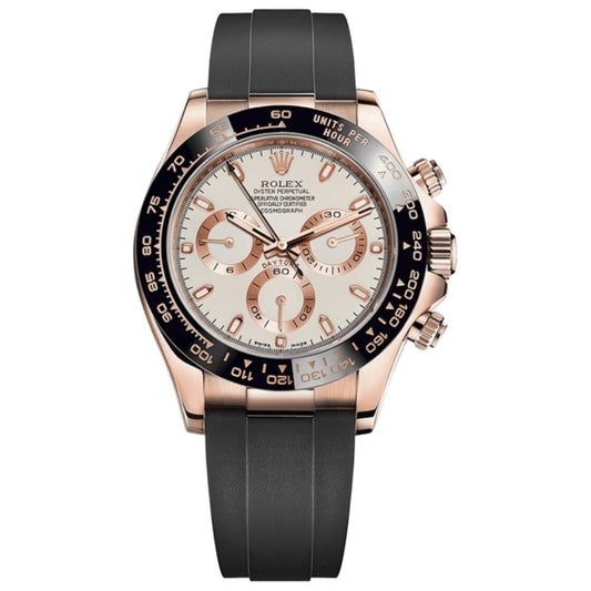 Daytona Everose Gold - White Dial Oysterflex