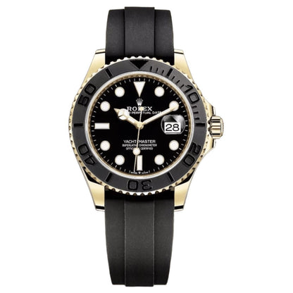Yacht-Master Yellow Gold - Black Dial Oysterflex