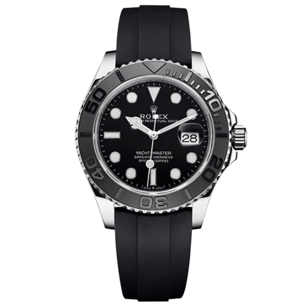 Yacht-Master - Black Dial Oysterflex