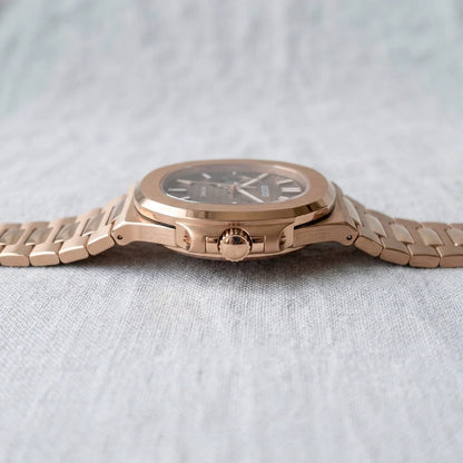 Mod | Nautilus Rose Gold Chocolate Open Heart