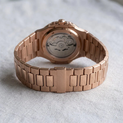 Mod | Nautilus Rose Gold Chocolate Open Heart