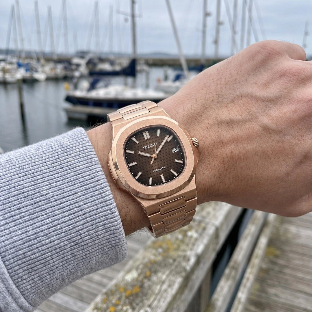 Nautilus Rose Gold Brown 02