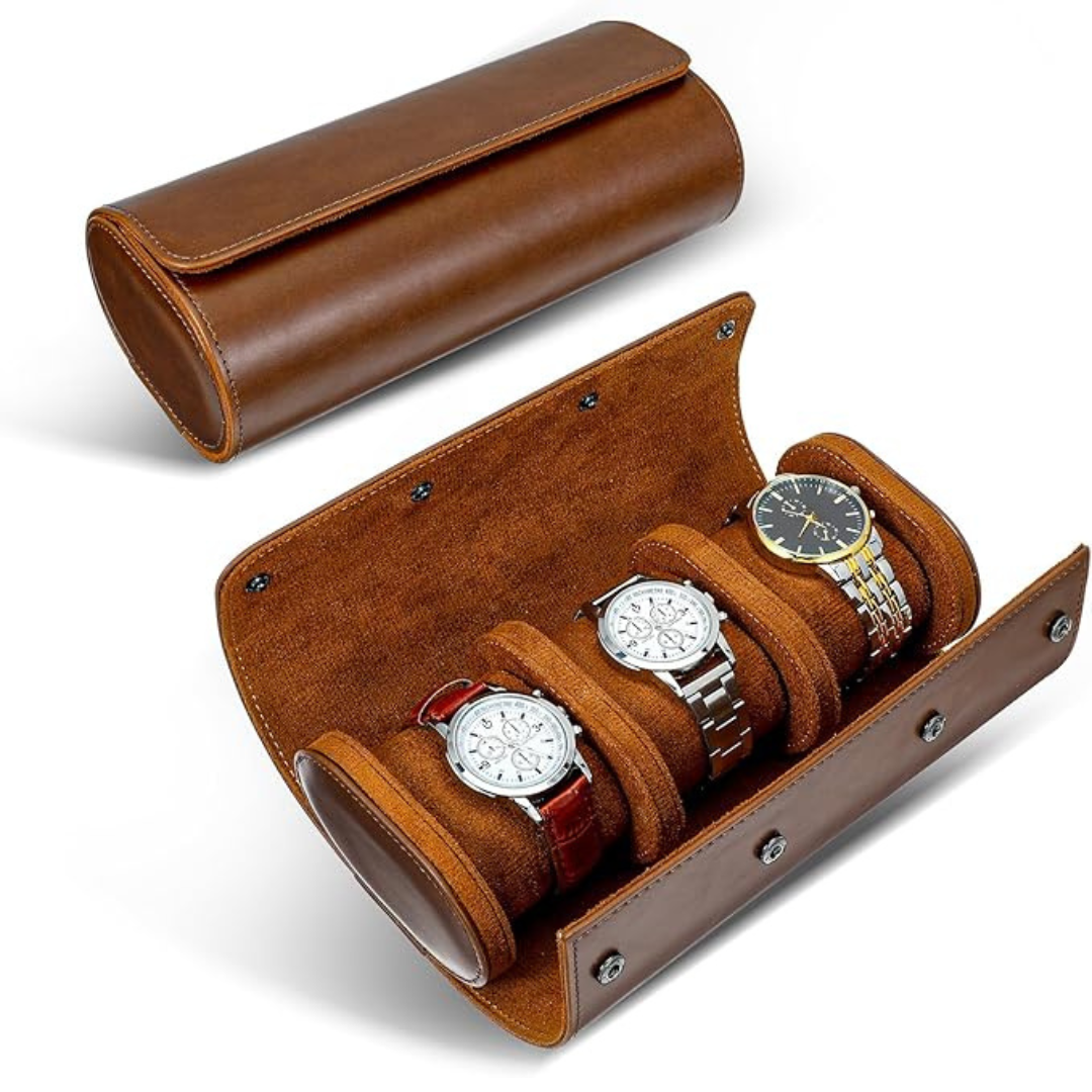 Estuche de viaje para 3 relojes