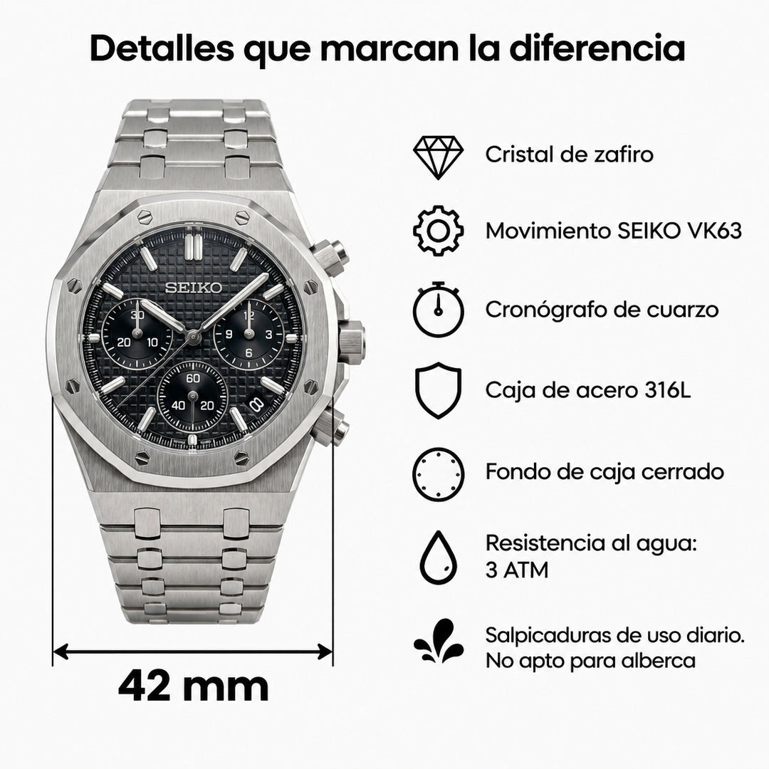 Royal Oak Black 07 Tecnica