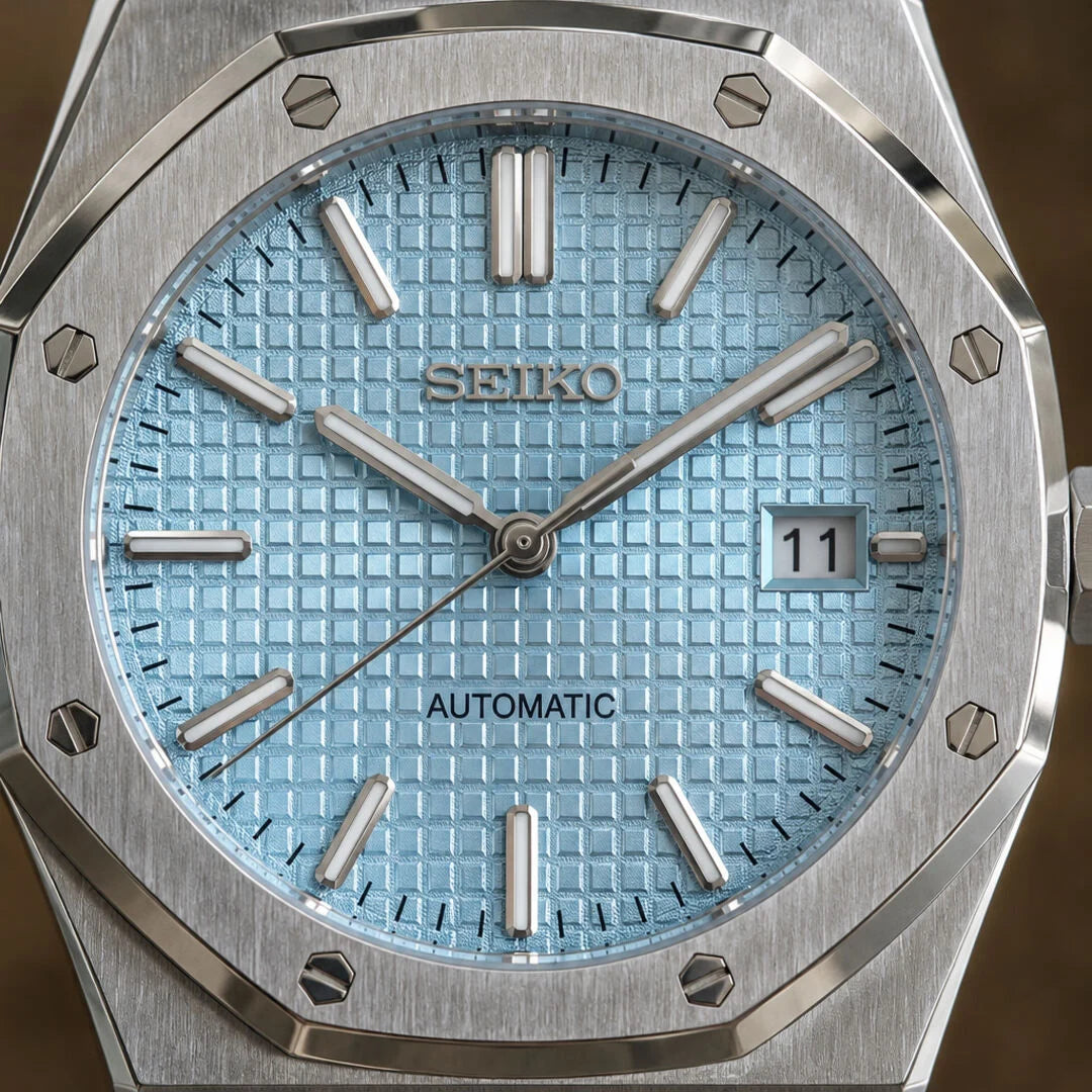 Mod | Royal Oak Ice Blue — Detalle de esfera