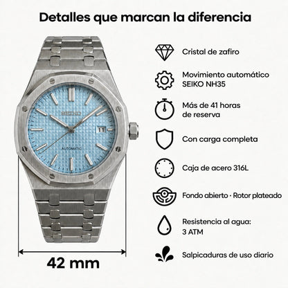 Royal Oak — especificaciones técnicas y medida de 42 mm