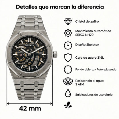 Royal Oak — especificaciones técnicas y medida de 42 mm