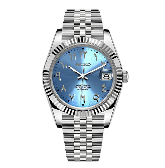 Mod | Datejust Ice Blue Arabic