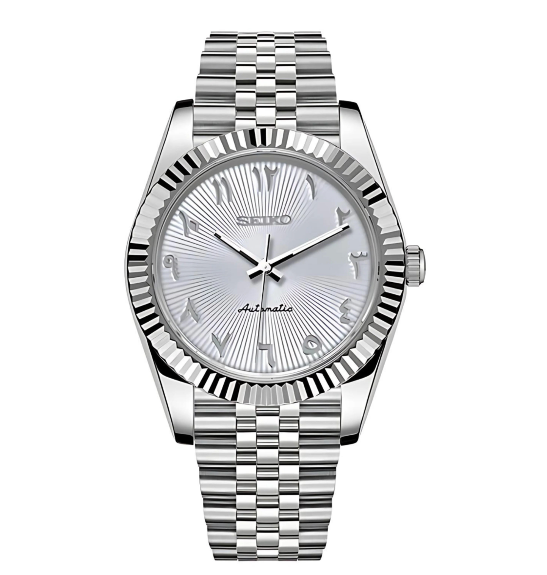 Mod | Datejust White Arabic Textured