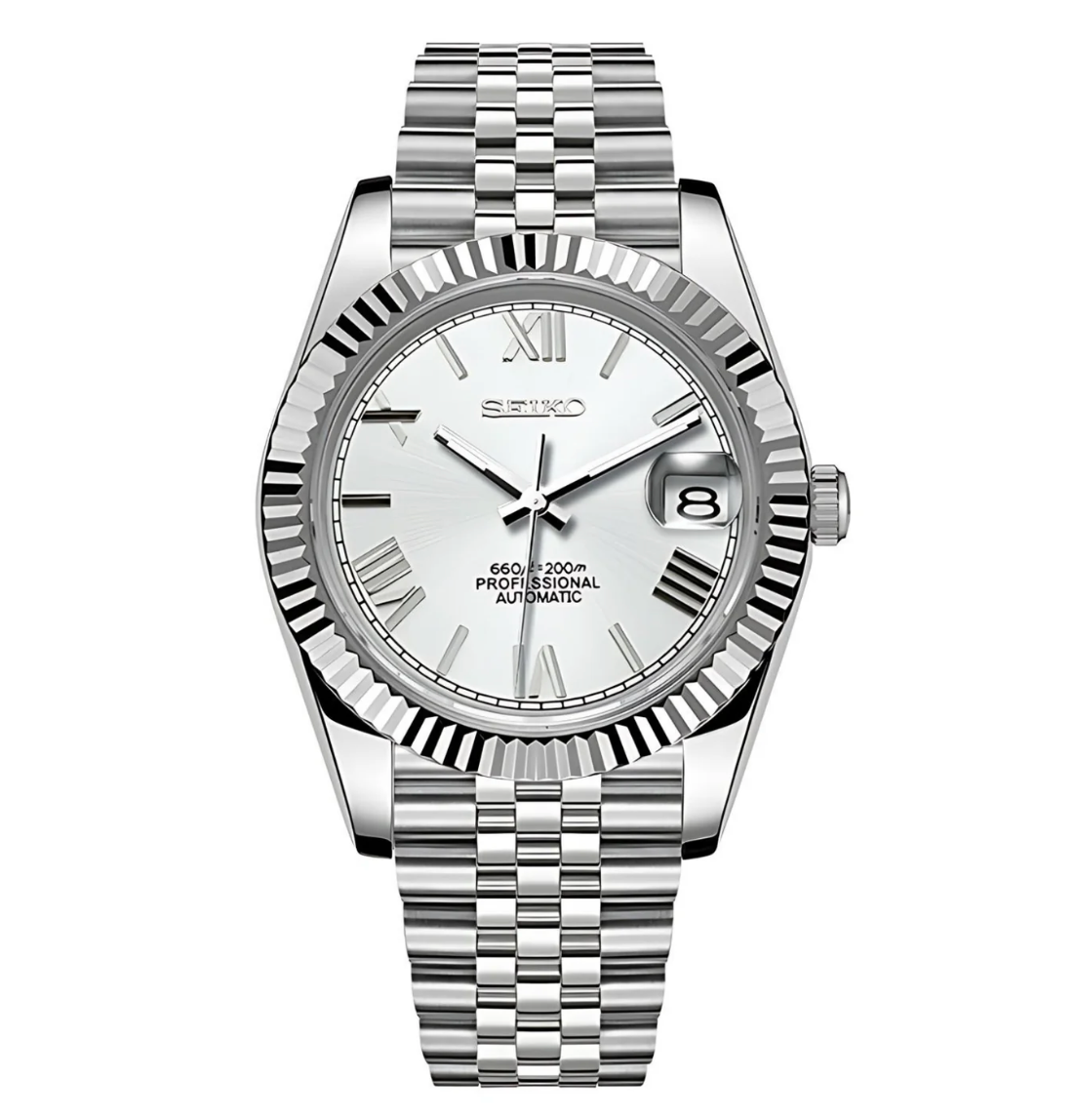 Mod | Datejust Roman Silver
