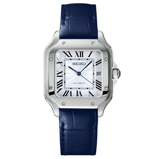 Mod | Santos White Blue Leather
