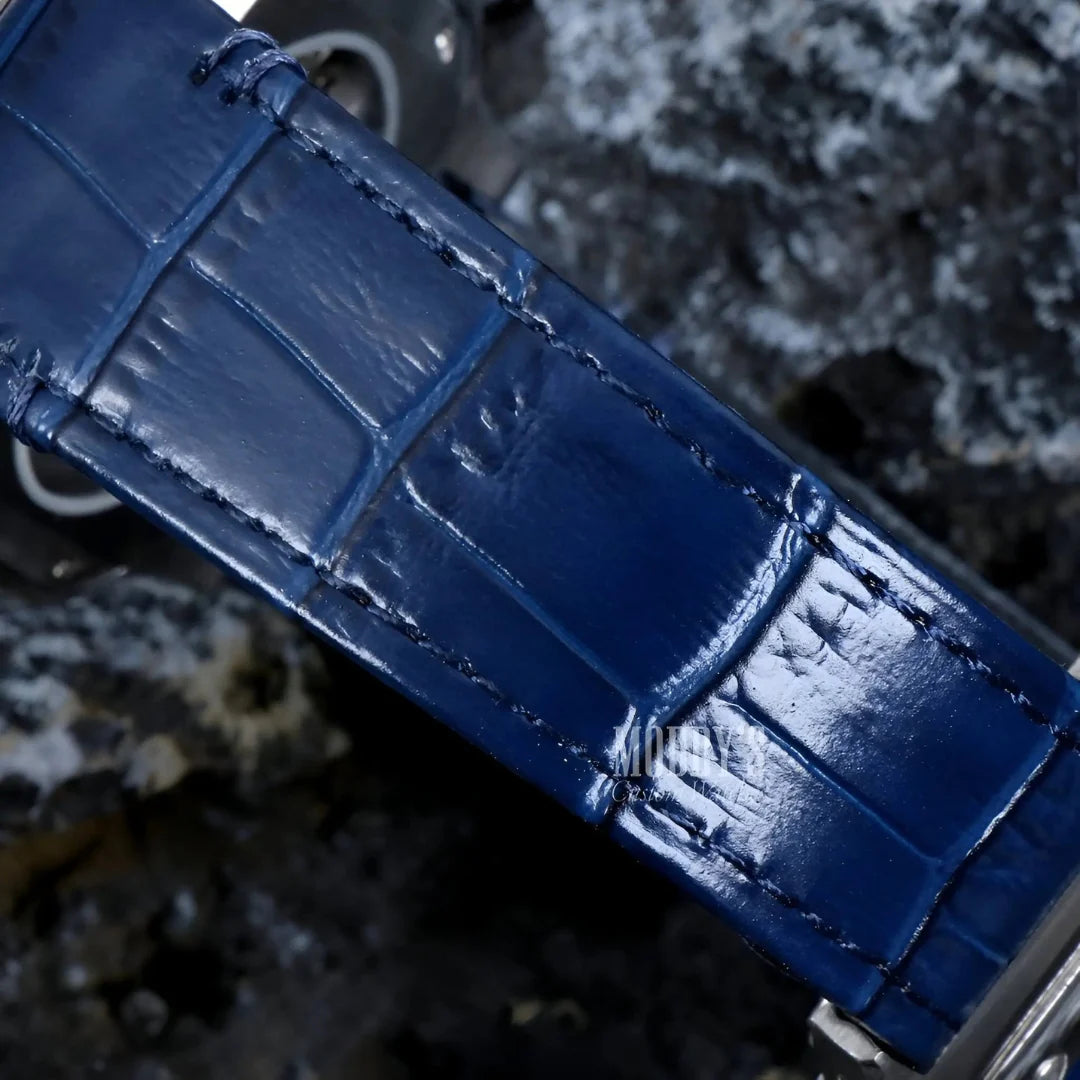 Mod | Santos White Blue Leather