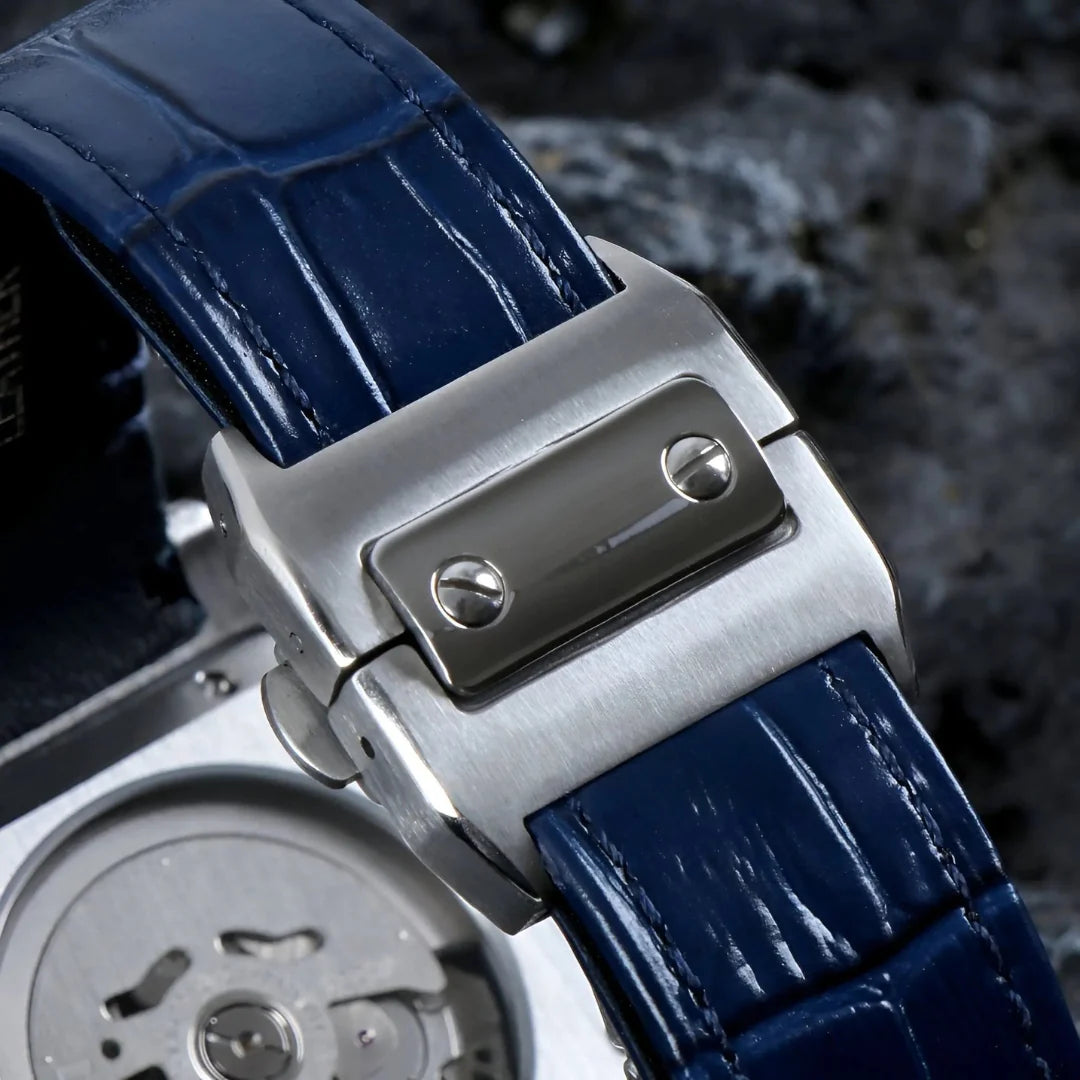 Mod | Santos White Blue Leather