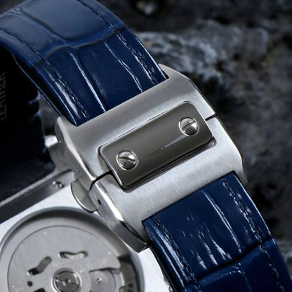 Mod | Santos White Blue Leather