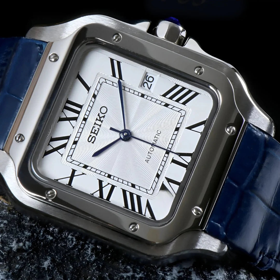 Mod | Santos White Blue Leather