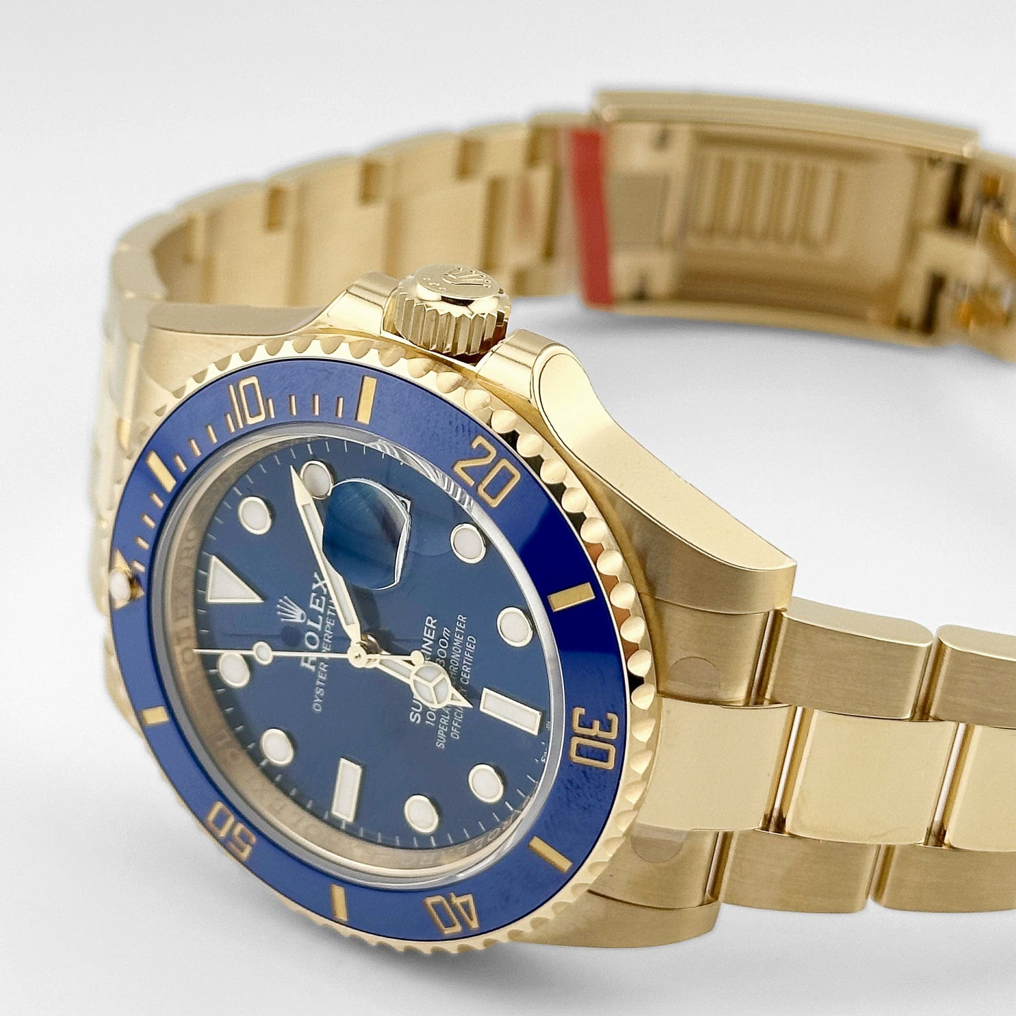 Mariner Date - Yellow Gold Blue Dial