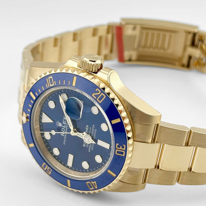 Mariner Date - Yellow Gold Blue Dial