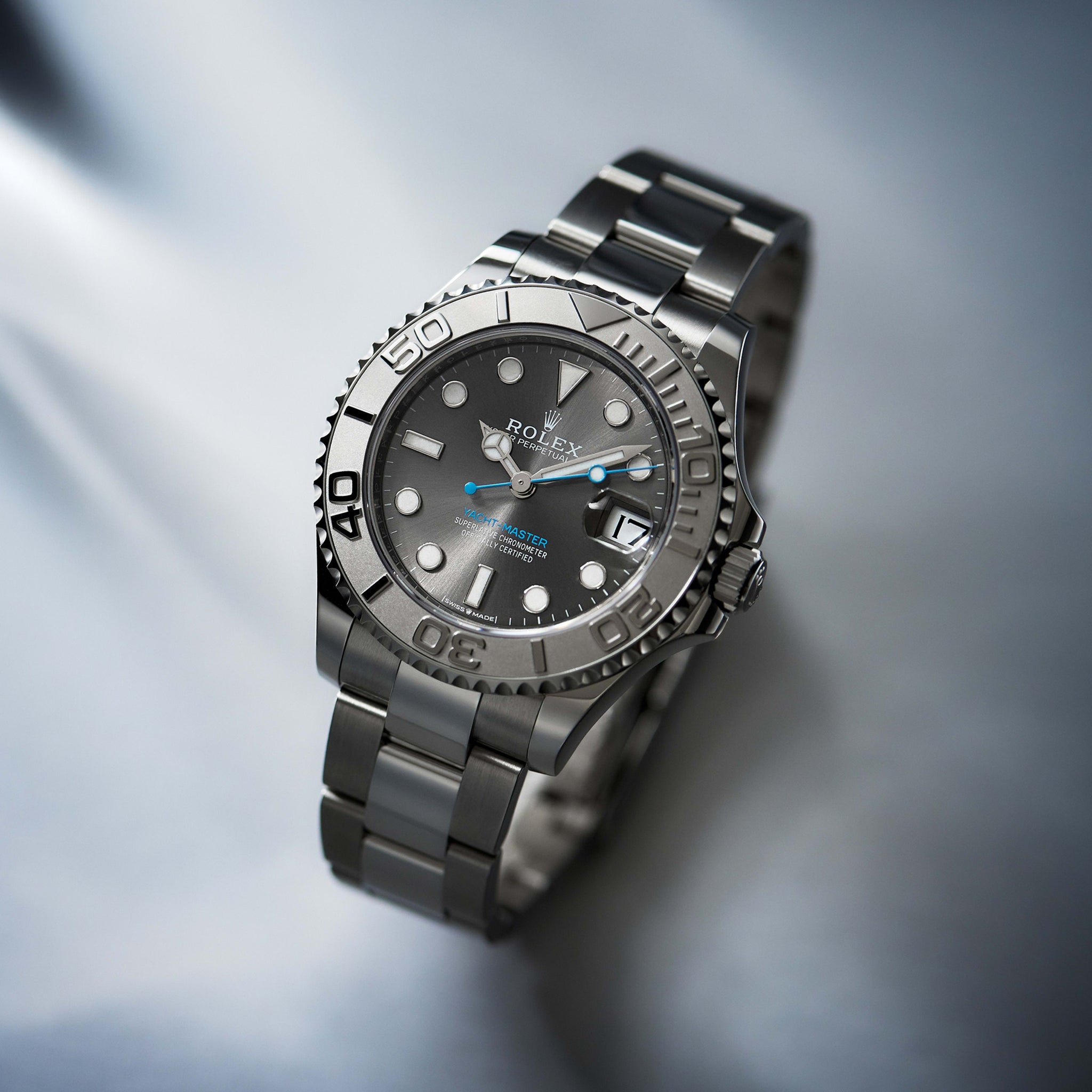 Yacht-Master - Steel Platinum Grey Dial