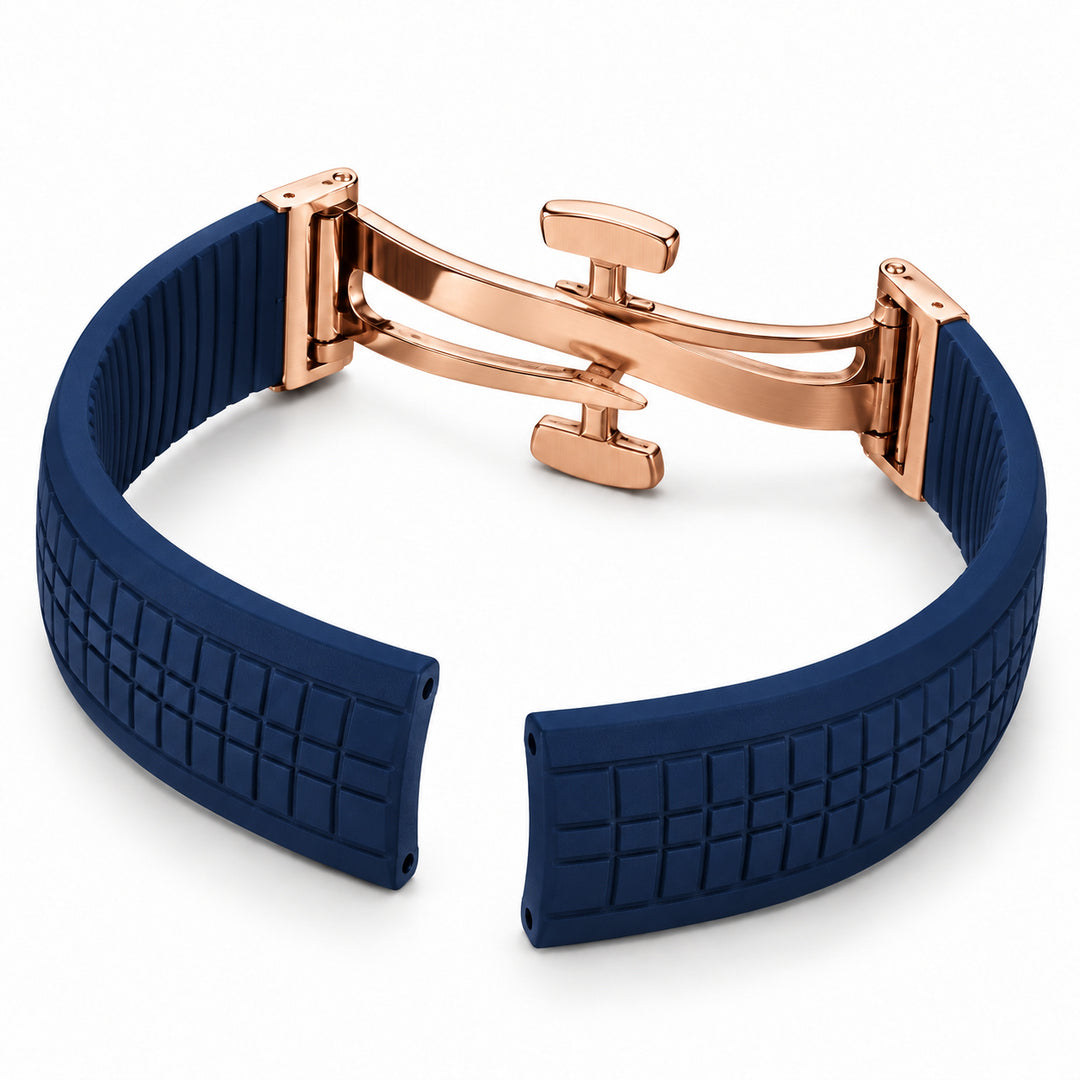 Correa Aquanaut Azul / Oro rosa