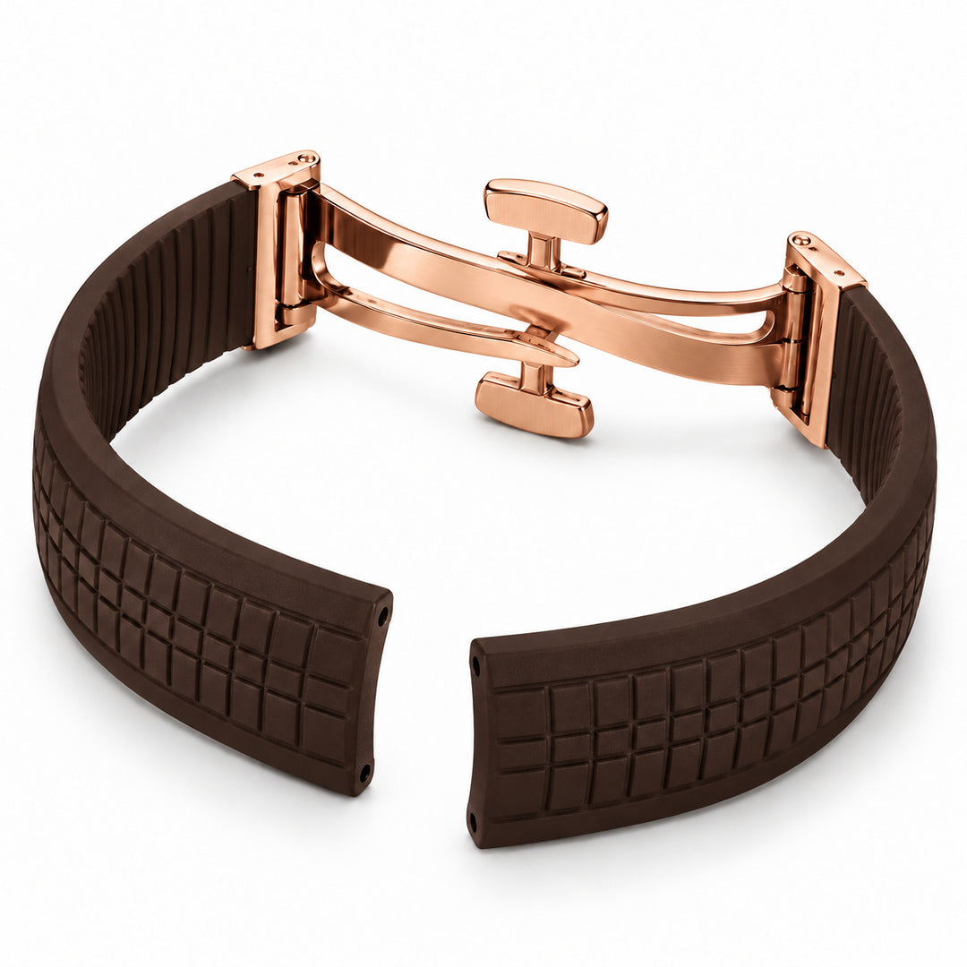 Correa Aquanaut Marrón / Oro rosa