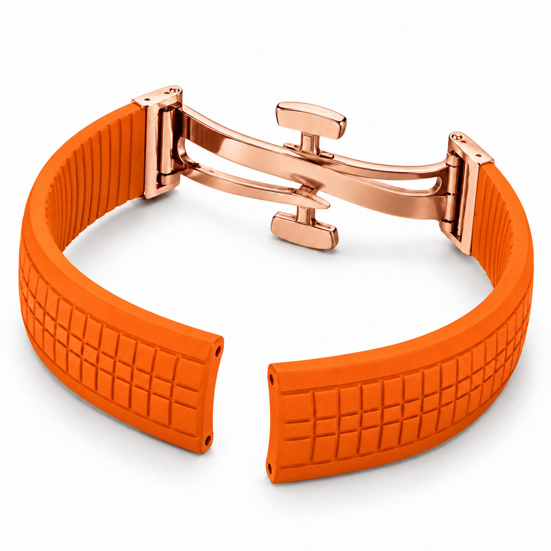 Correa Aquanaut Naranja / Oro rosa