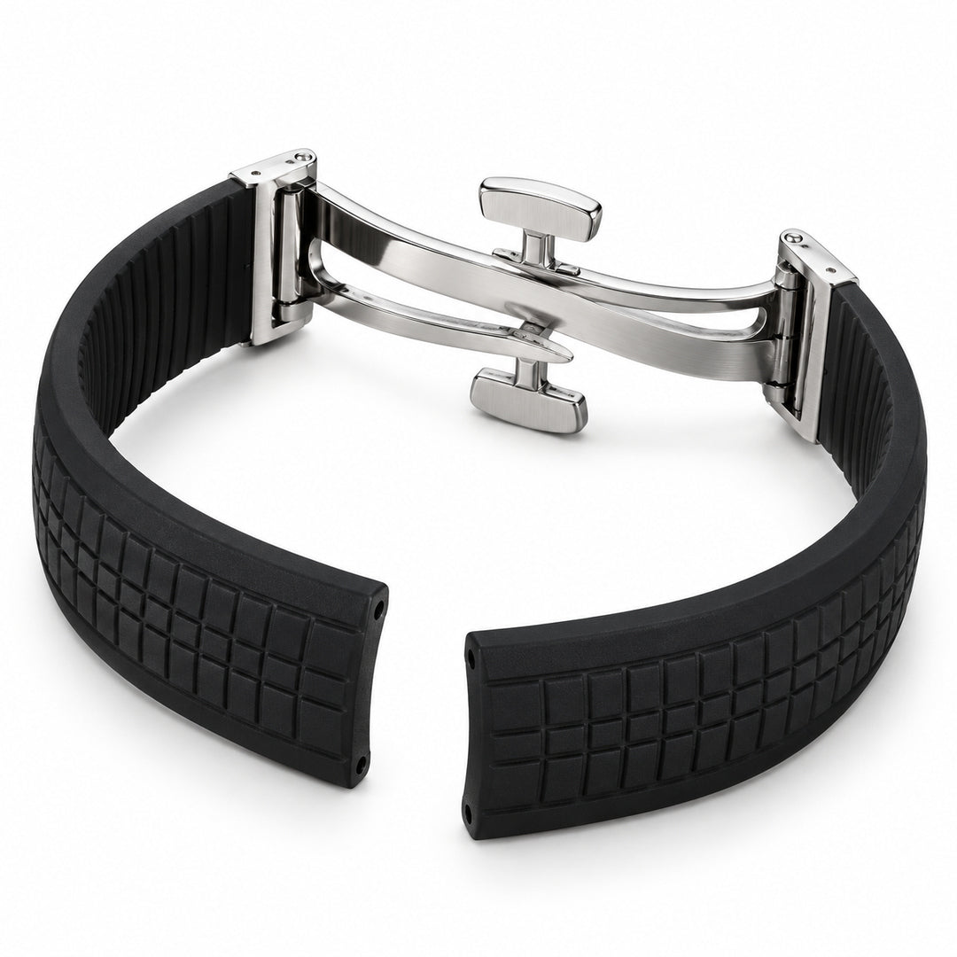 Correa Aquanaut Negro / Plateado