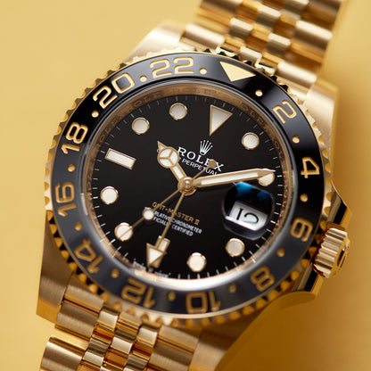 GMT Master II - Yellow Gold Black Dial