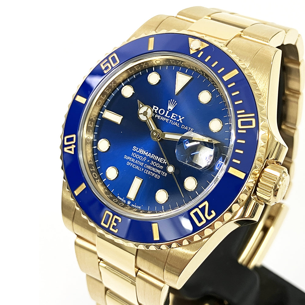 Mariner Date - Yellow Gold Blue Dial