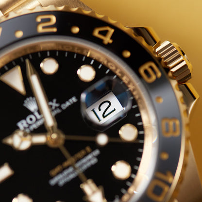 GMT Master II - Yellow Gold Black Dial
