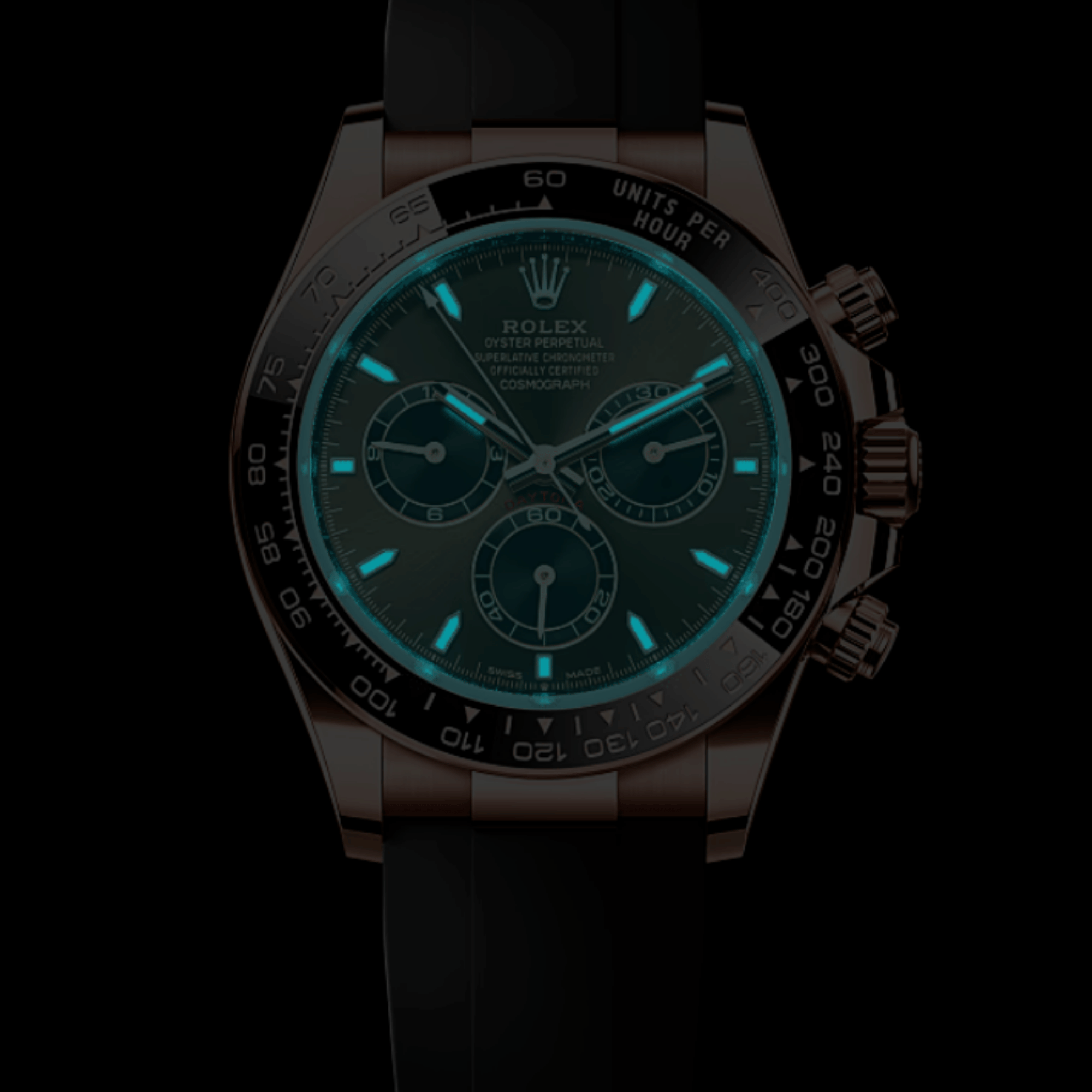 Daytona Rose Gold - Brown Dial Oysterflex