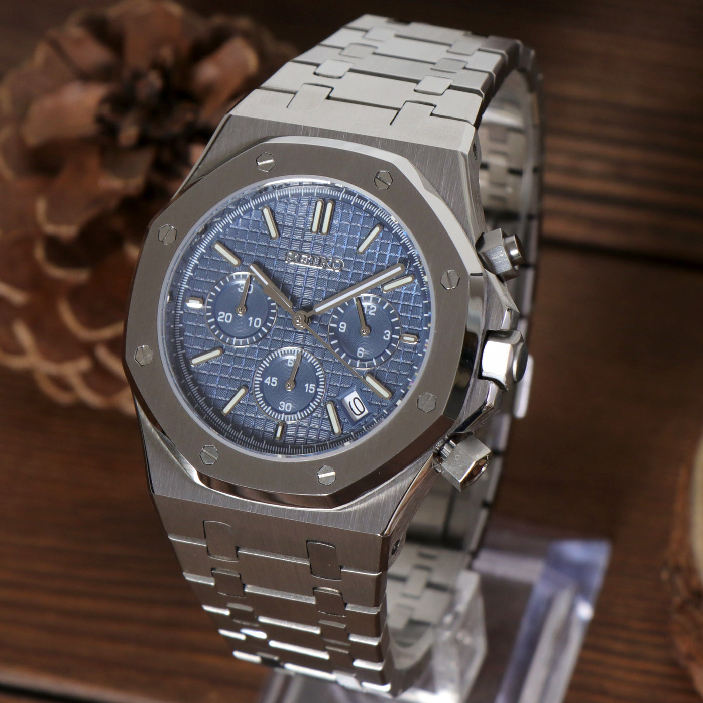 Mod | Royal Oak Chrono Blue